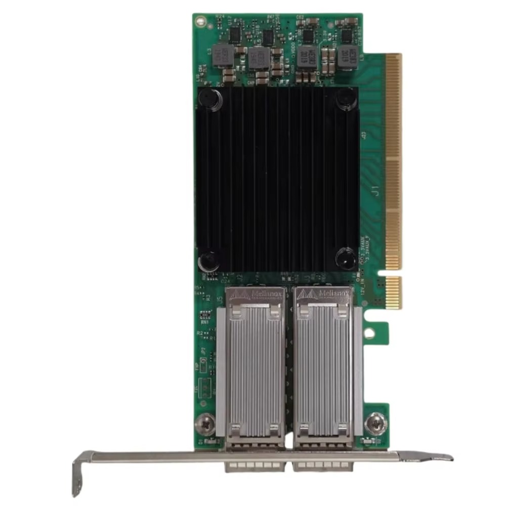 محول MCX516A-CDAT بمنفذين QSFP - مراجعة 100Gbe Qsfp28 Network Card وسعره